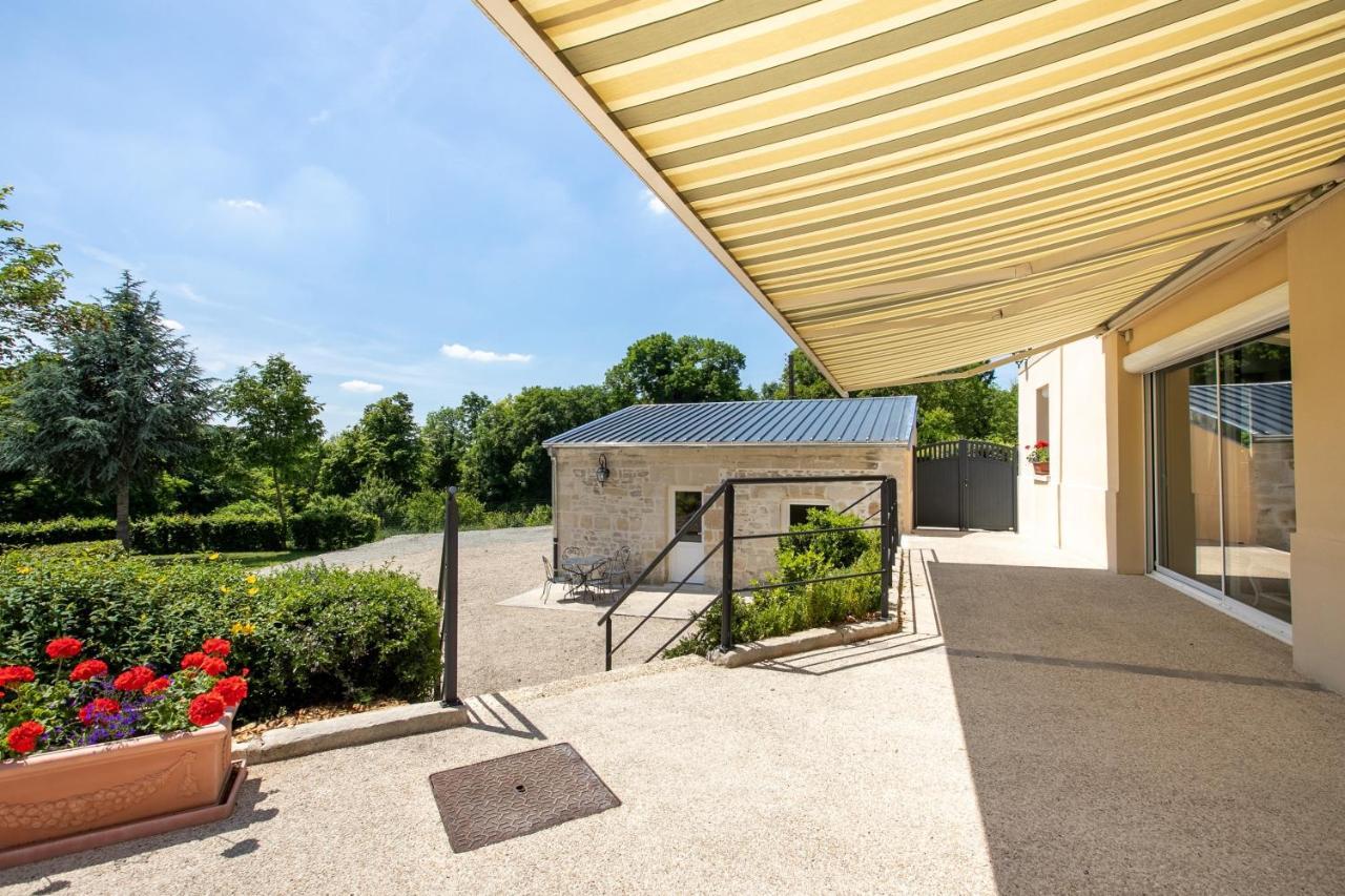 Les Ormes - Grande Maison Avec Jacuzzi Largny-sur-Automne Exterior foto